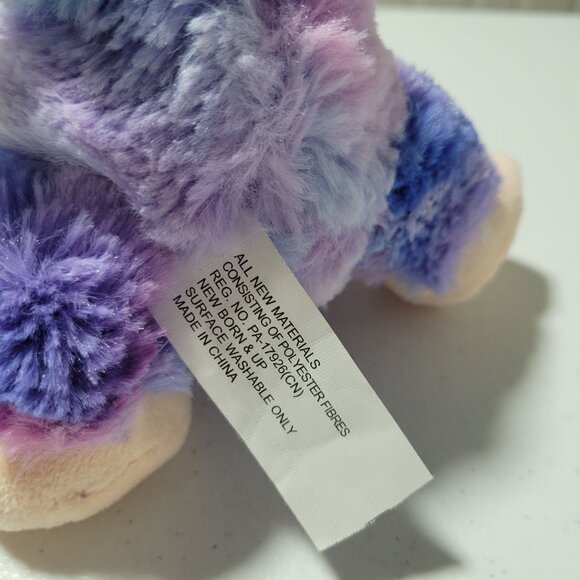 Target Monkey 8 inch Plush Purple Pink Blue Stuffed Animal Toy MGS Group - Picture 3 of 5